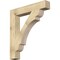 Ekena Millwork Olympic Block Rough Sawn Bracket, Douglas Fir, 6"W x 38"D x 42"H BKT06X38X42OLY05RDF - alternate 1